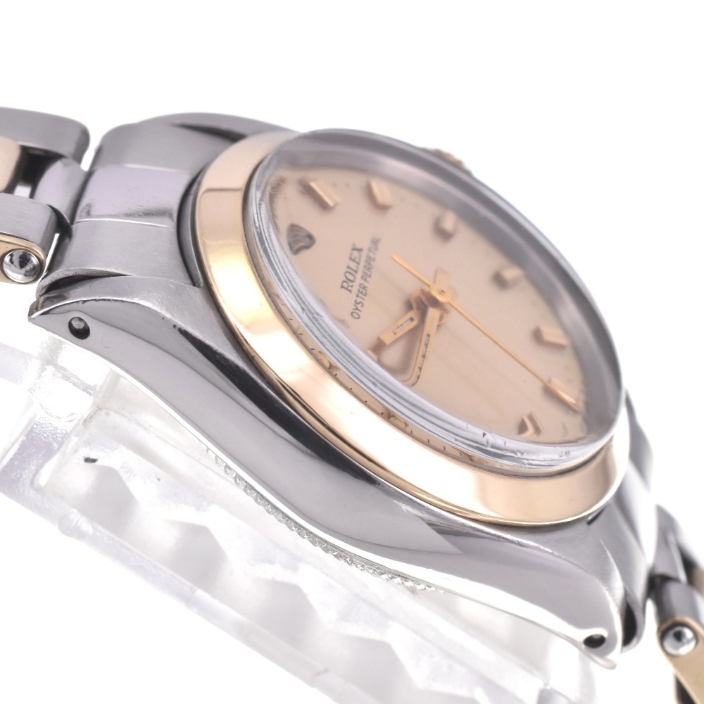 ロレックス ROLEX 6618 オイスターパーペチュアル SS/YG 自動巻き レディース 良品 H#130979_画像4