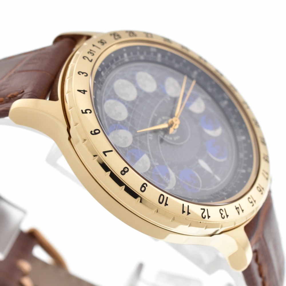 シチズン CITIZEN CAL-4P85 コスモサイン 星座盤機能 クォーツ メンズ 美品 H#131145_画像4