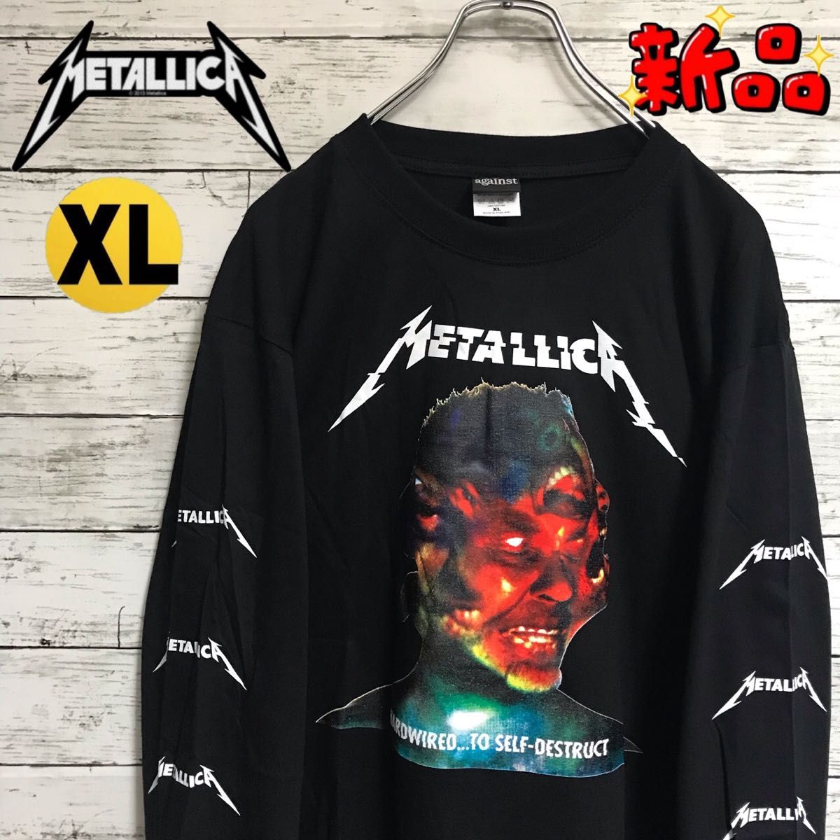 【新品】メタリカ　METALLICA  長袖Tシャツ ロンT  XL