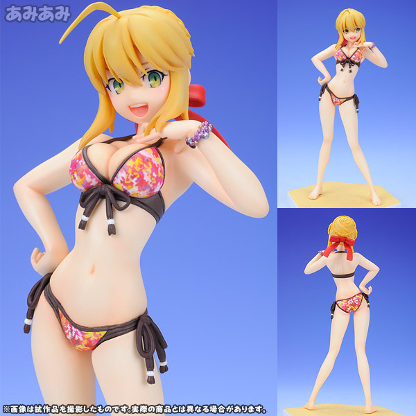 WAVE(BEACH QUEENS)ネロ・クラウディウス(セイバー/キャスター)Fate/EXTRA 1/10 塗装済 完成品 フィギュア 水着 造型師 クラムジー零 R2488の画像9