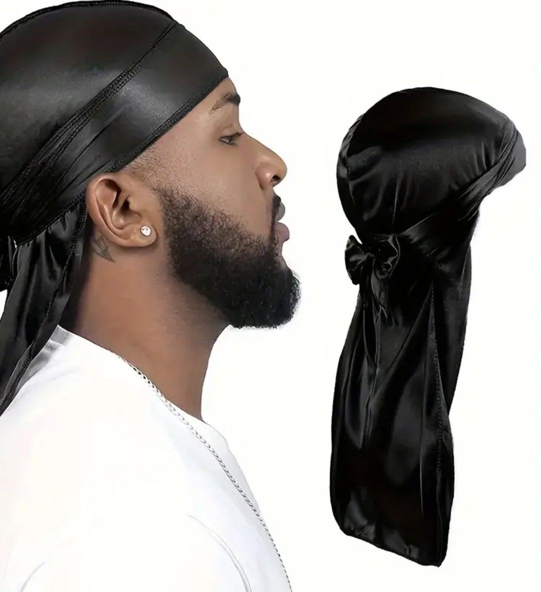 ドゥーラグ　黒　シルク　DUーRAG　ブラック　未開封品