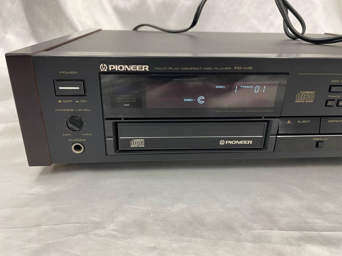 PIONEER パイオニア PD-M6 マガジン式 CDプレーヤー 通電確認済 オーディオ機器 音響機器 チェンジャーの画像6
