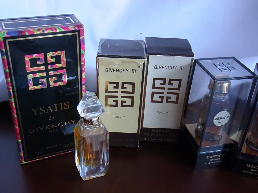 GIVENCHY ジバンシー★YSATIS イザティス PARFUM 7ml★GIVENCHY Ⅲ PARFUM 7ml x 3、香水4点まとめて_画像2