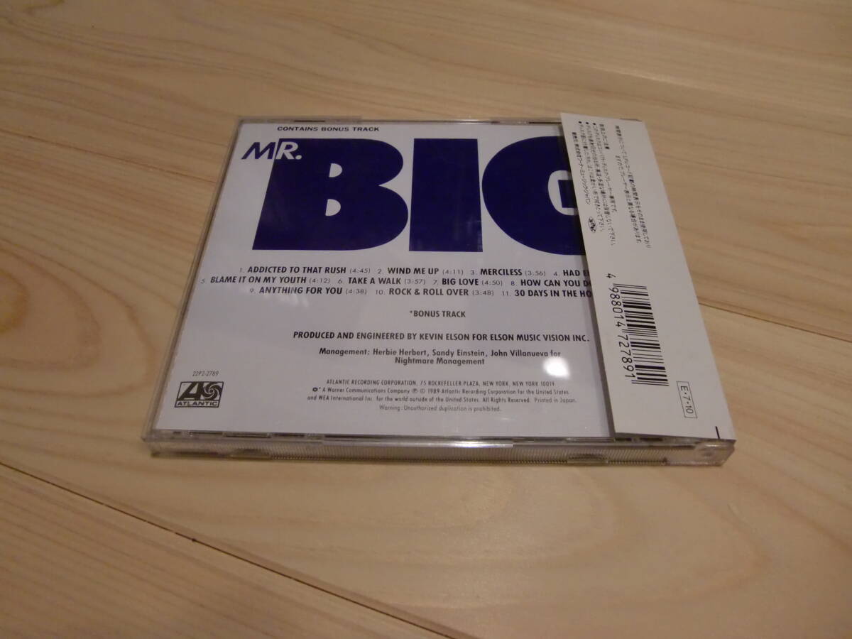 MR.BIG ミスタービッグ　国内盤 CD　アイアンメイデン　ボンジョヴィ　ラット　ドッケン_画像2