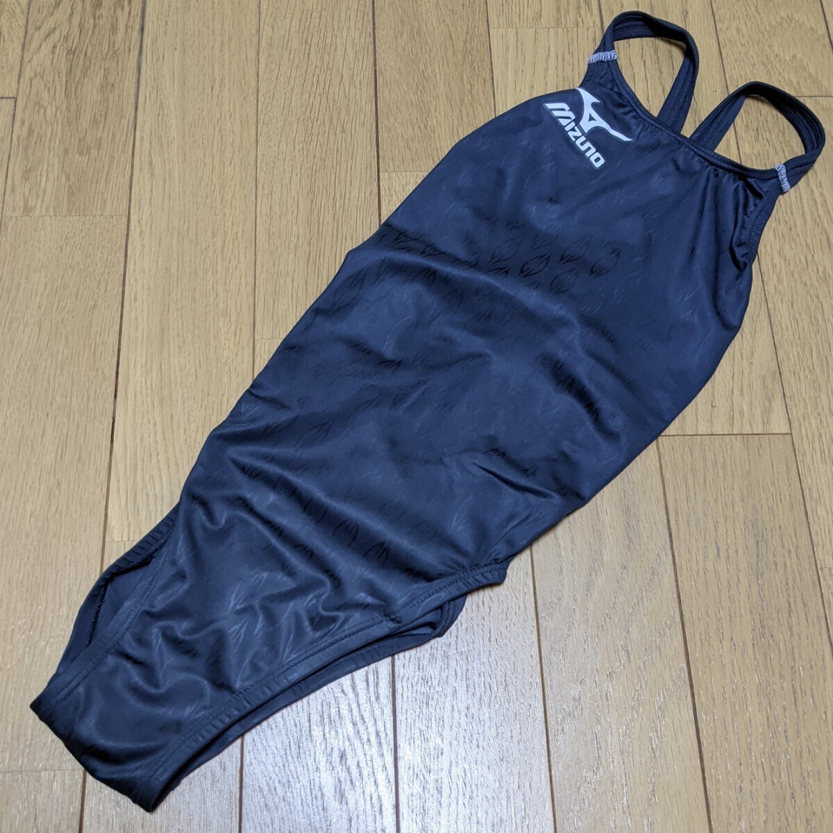 初期 マイティライン ハイカット 光沢 ダークグレー 85OE-9888 S〜Mサイズ ミズノ 競泳水着 MIZUNO MIGHTYLINE 美品 SWIMSUIT SWIMWEAR