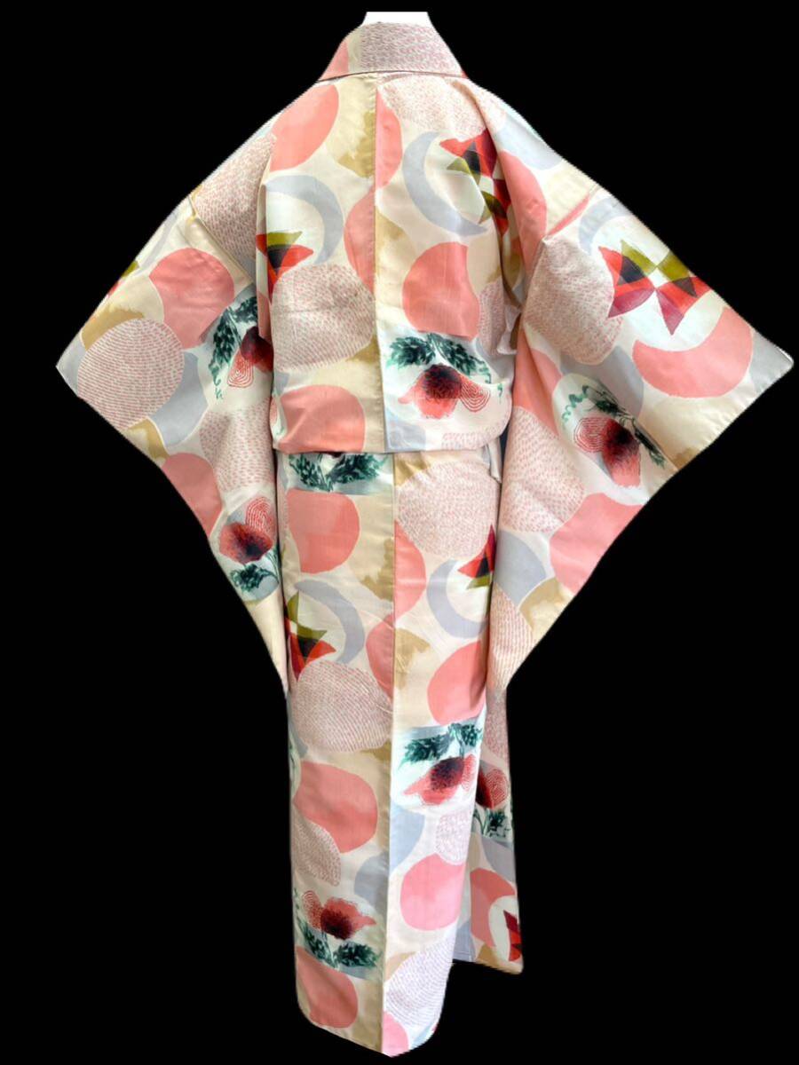  античный кимоно *.. одиночный . полька-дот бабочка . Taisho роман натуральный шелк кимоно ... Nara магазин 
