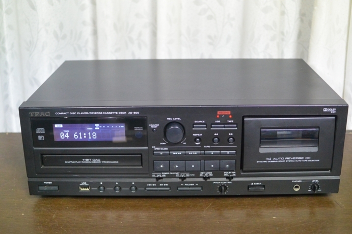 TEAC CD/カセットデッキ AD-800の画像1