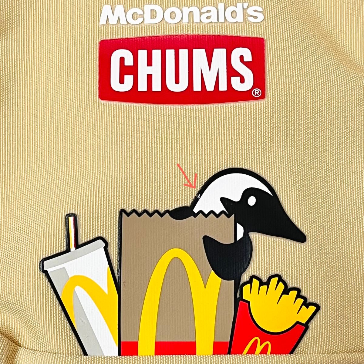 CHUMS  ミニショルダーバッグ　ベージュ　マクドナルド福袋2023