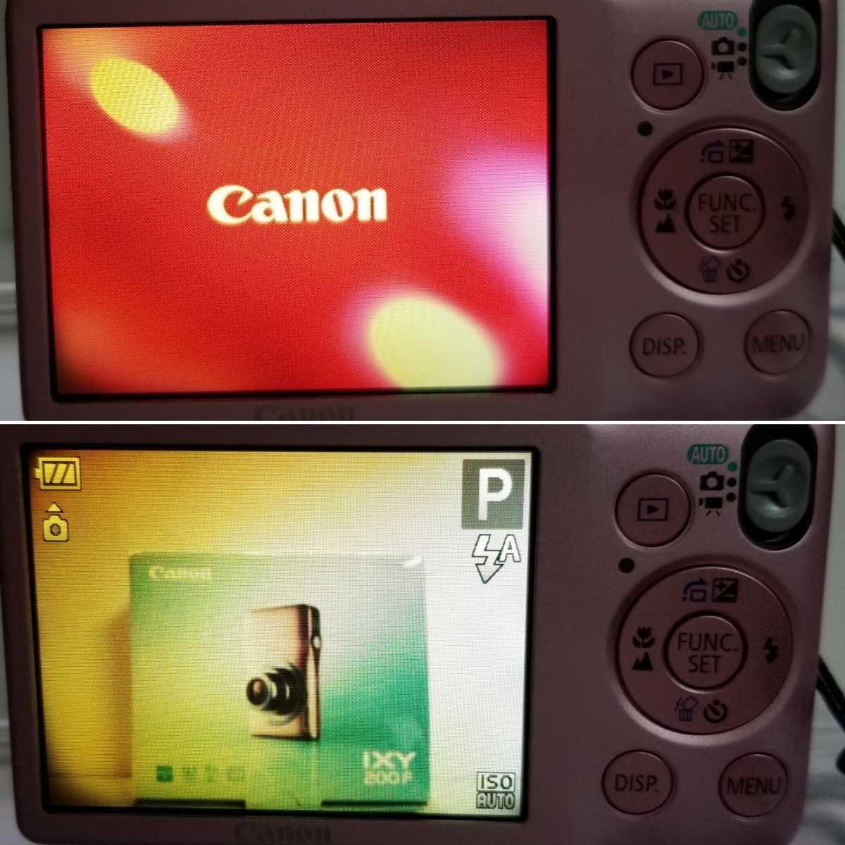 ★外観美品★箱・付属品付★Canon キャノン IXY 200F コンパクトデジタルカメラ ピンクの画像9