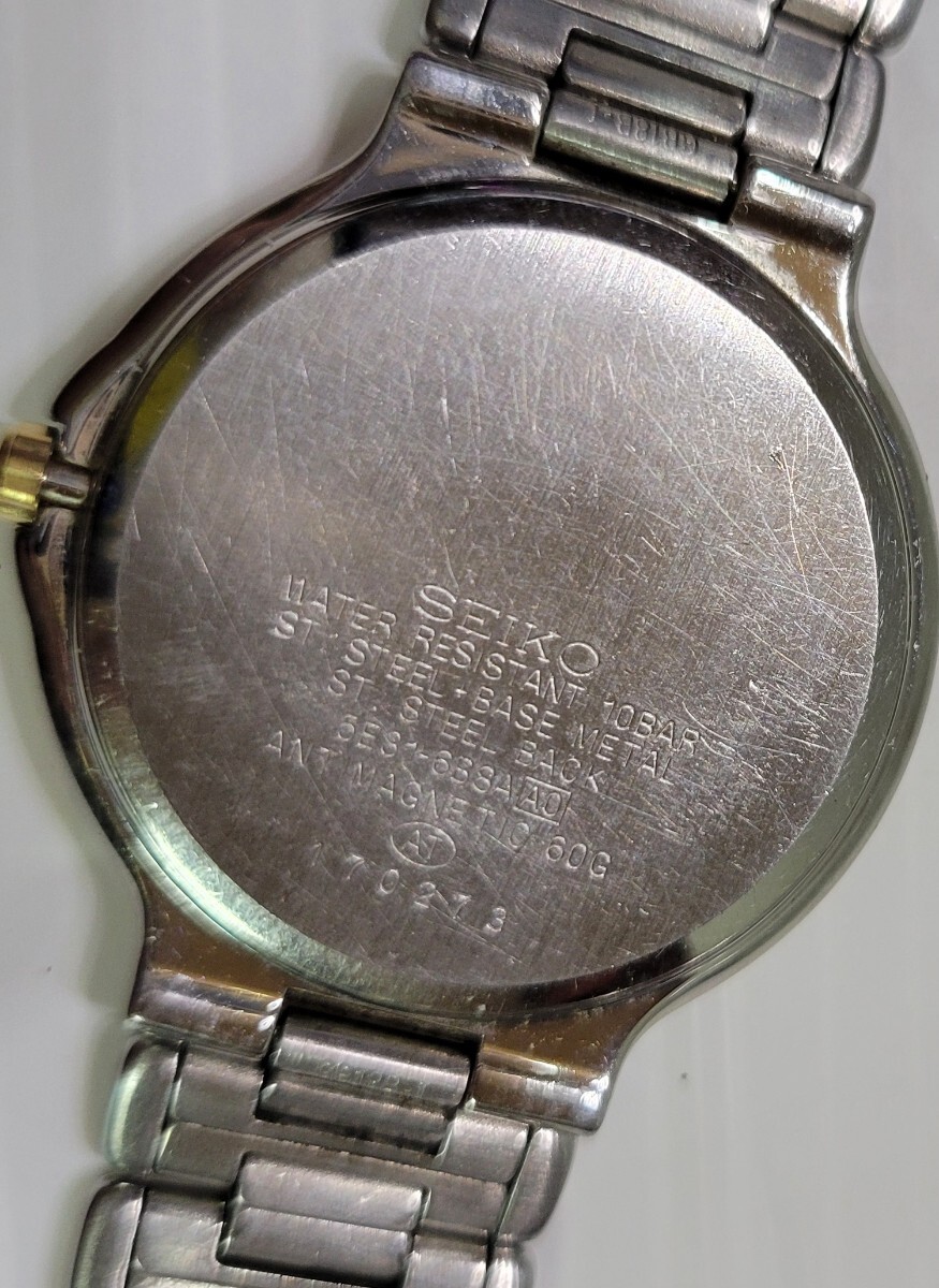 ★外観美品★SEIKO DOLCE セイコー ドルチェ 5E31-6B8A クォーツ 腕時計_画像7