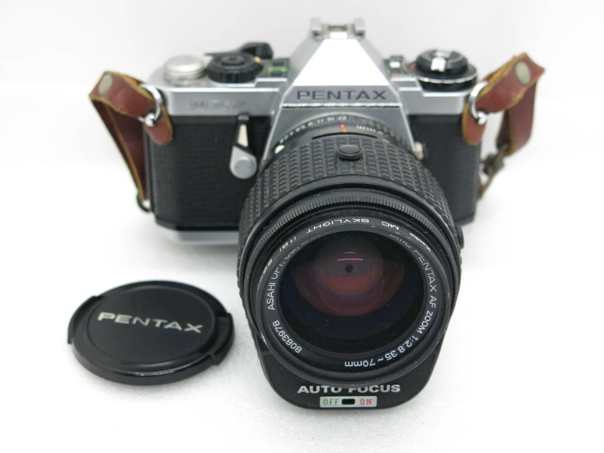 PENTAX ME-F　フイルムカメラ　 SMC PENTAX AF ZOOM 1:2.8 35-70mm 【ANO038】_画像1