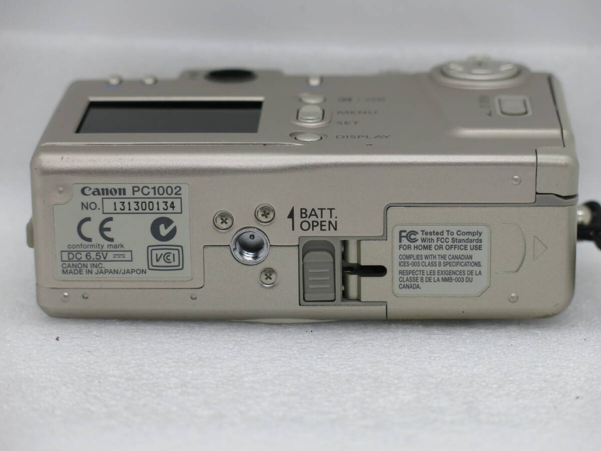 Canon Power Shot S20 デジタルカメラ　CANON ZOOM LENS 6.5-13.0mm 1:2.9-4.0 【ANO040】 _画像4