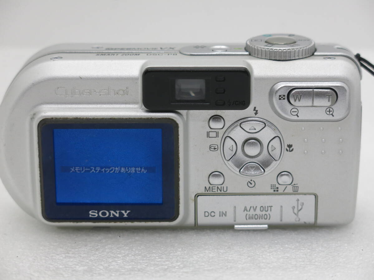 SONY Cyber-Shot DSC-P8 デジタルカメラ　SONY LENS OPTICAL 3x f=6-8mm 2.8-5.2 【AON058】_画像9