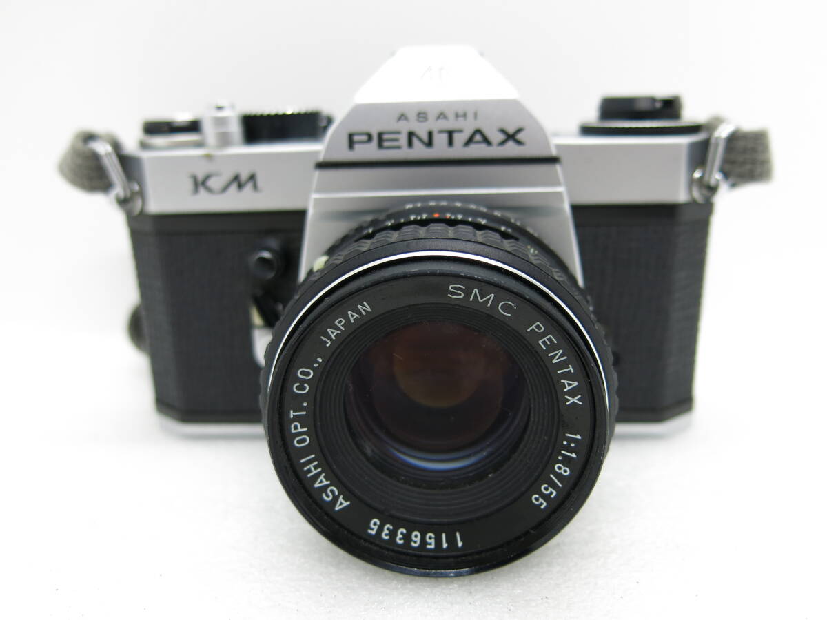ASAHI PENTAX KM フイルムカメラ　SMC PENTAX 1:1.8 / 55 【EP007】_画像2