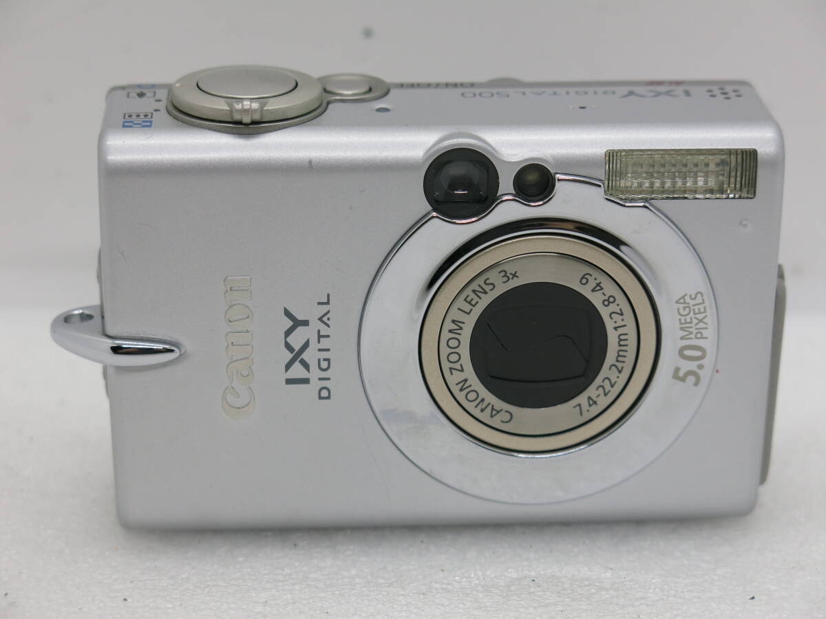 Canon IXY DIGITAL 500 デジタルカメラ　CANON ZOOM LENS 3x 7.4-22.2mm 1:2.8-4.9 【EP029】 _画像3