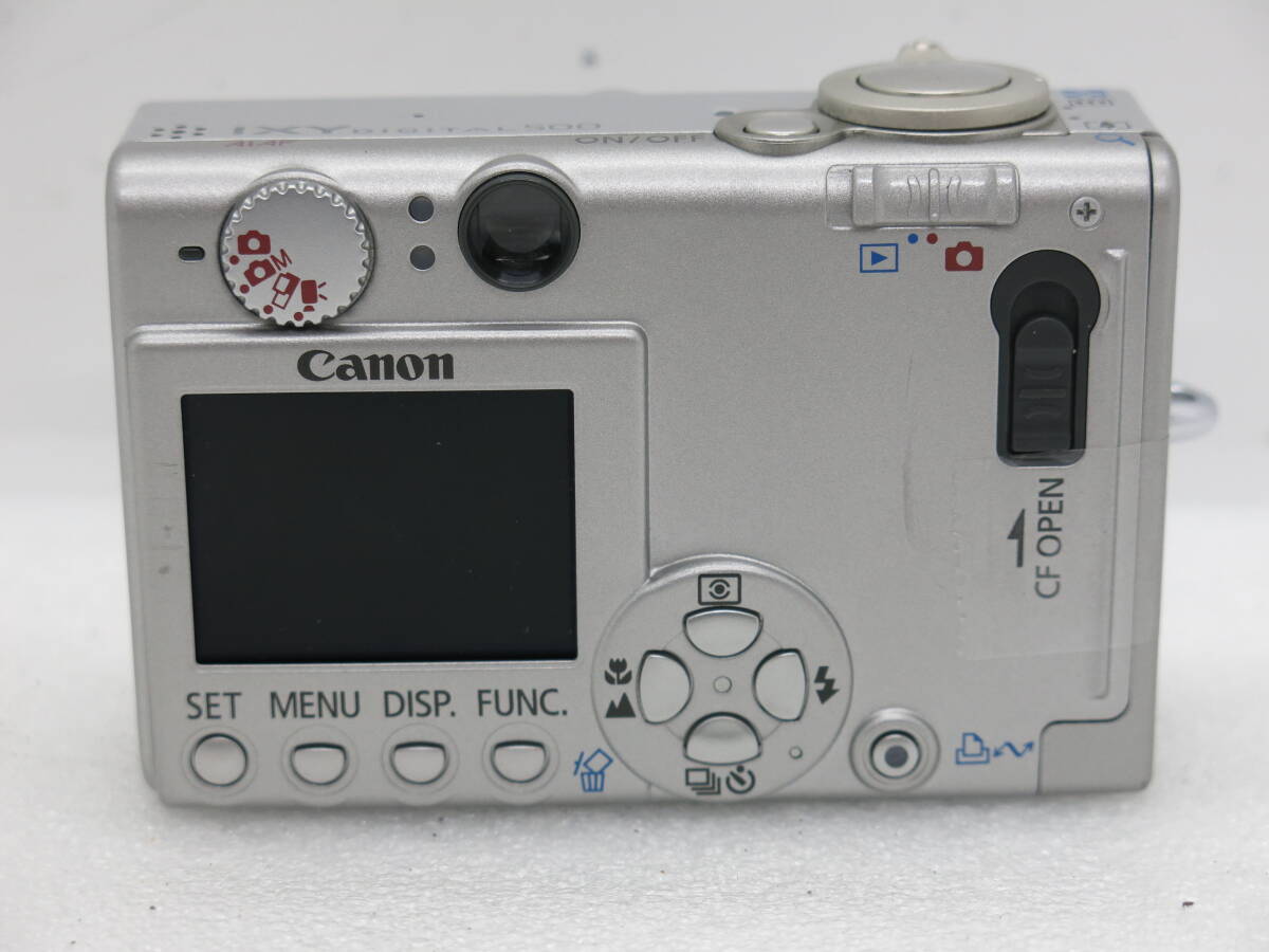 Canon IXY DIGITAL 500 デジタルカメラ　CANON ZOOM LENS 3x 7.4-22.2mm 1:2.8-4.9 【EP029】 _画像4