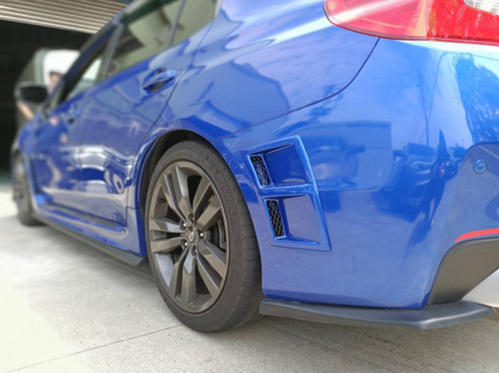 *在庫有即発送* 2015-2021 スバル WRX STI VA系 セダン #K7X塗装済 (WRブルーパール) リア サイド エア ダクトカバー 左右セット_画像9