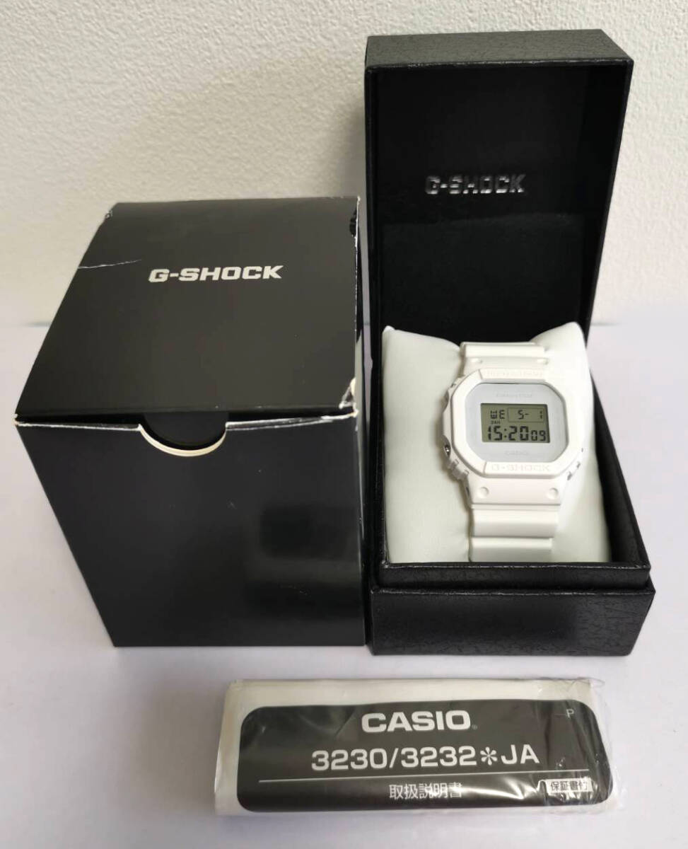 付属品有り■G-SHOCK×KINASHI CYCLE/Gショック×木梨サイクル /3229 DW-5600VT オールホワイト 白 稼動品の画像6