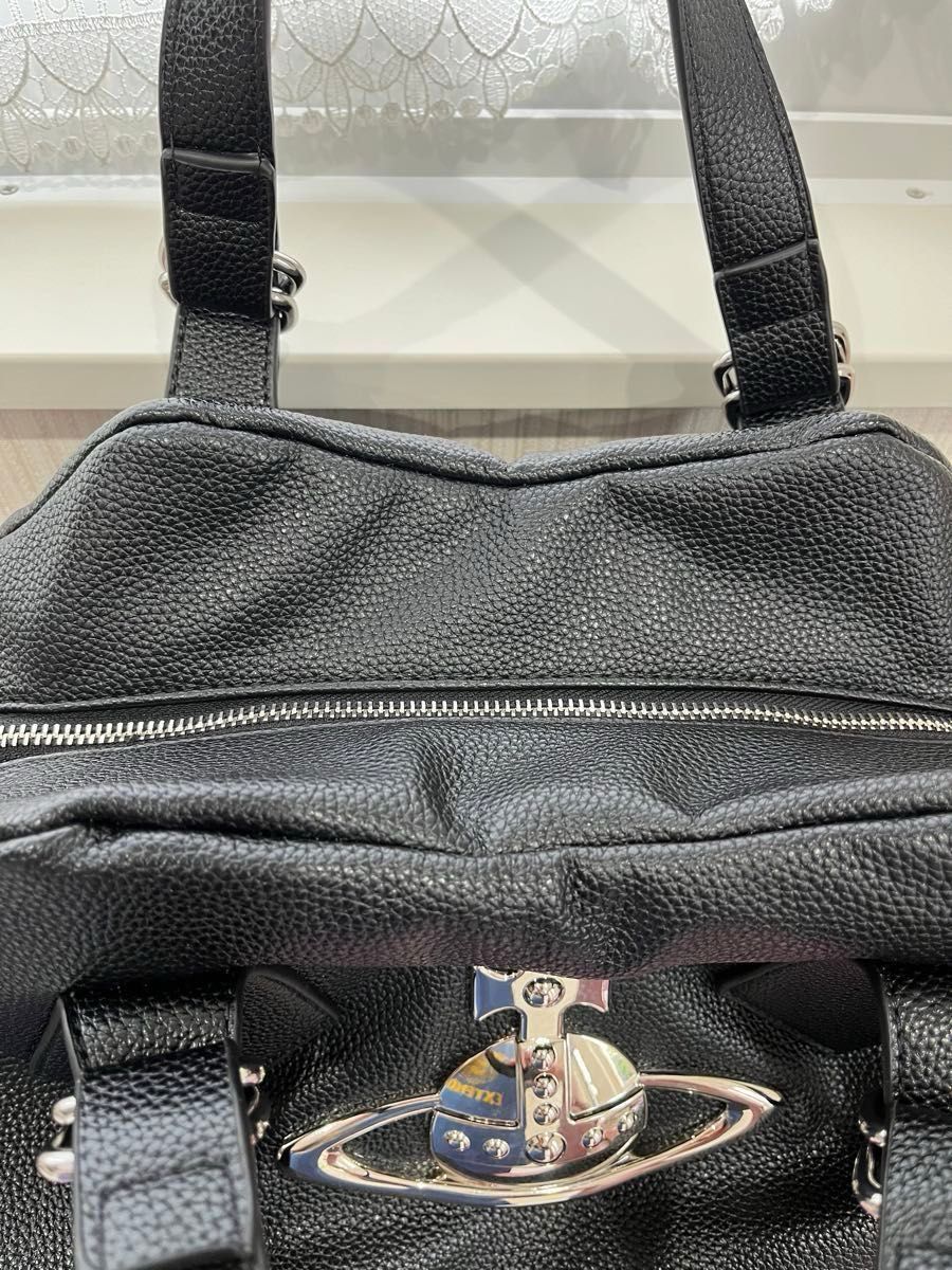 タグ 保存袋有 Vivienne Westwood ビッグ オーブ ハンドバッグ