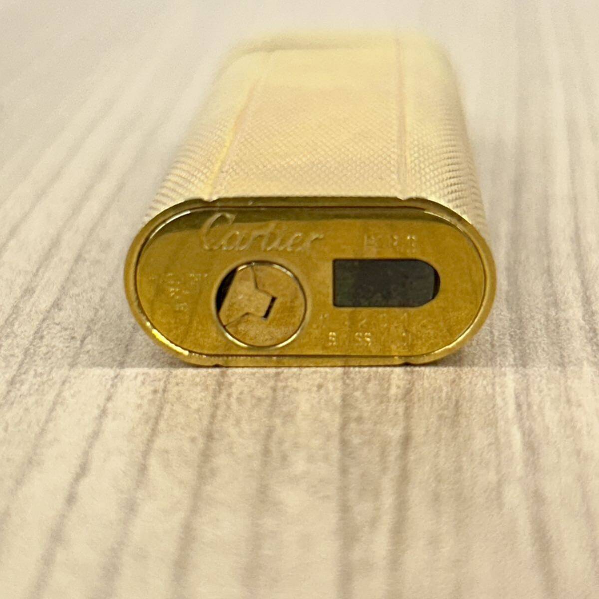 【1円〜】Cartier カルティエ ガスライター ゴールド カラー 喫煙具 管:0502_画像4