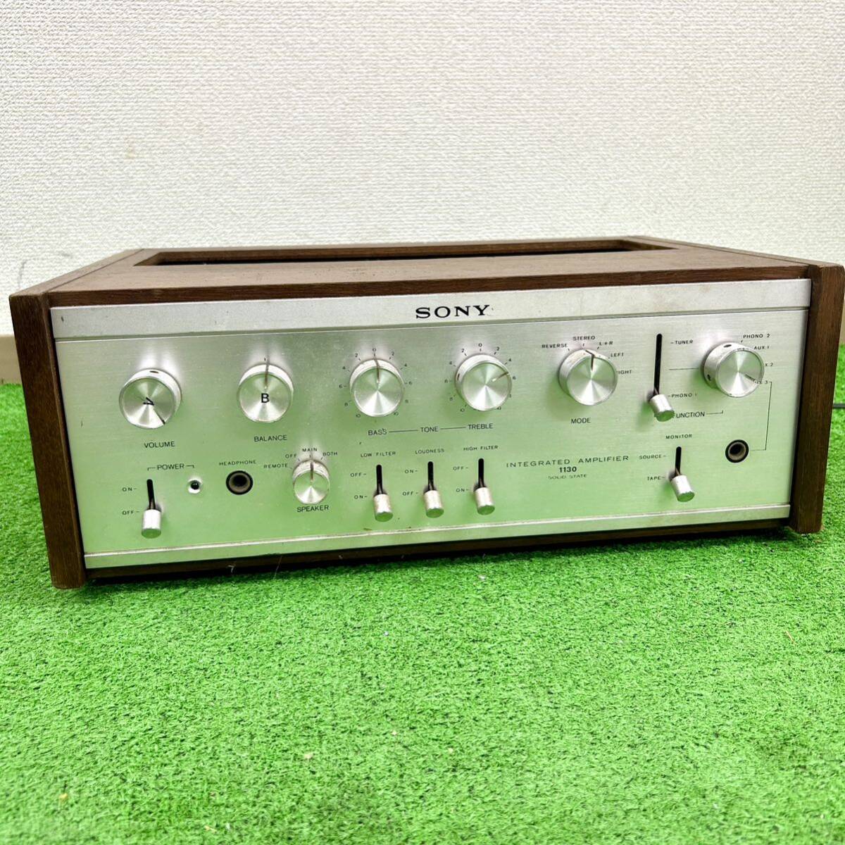 【1円〜】SONY ソニー TA-1130 プリメインアンプ ジャンク 1972年発売モデル 管:0515_画像1