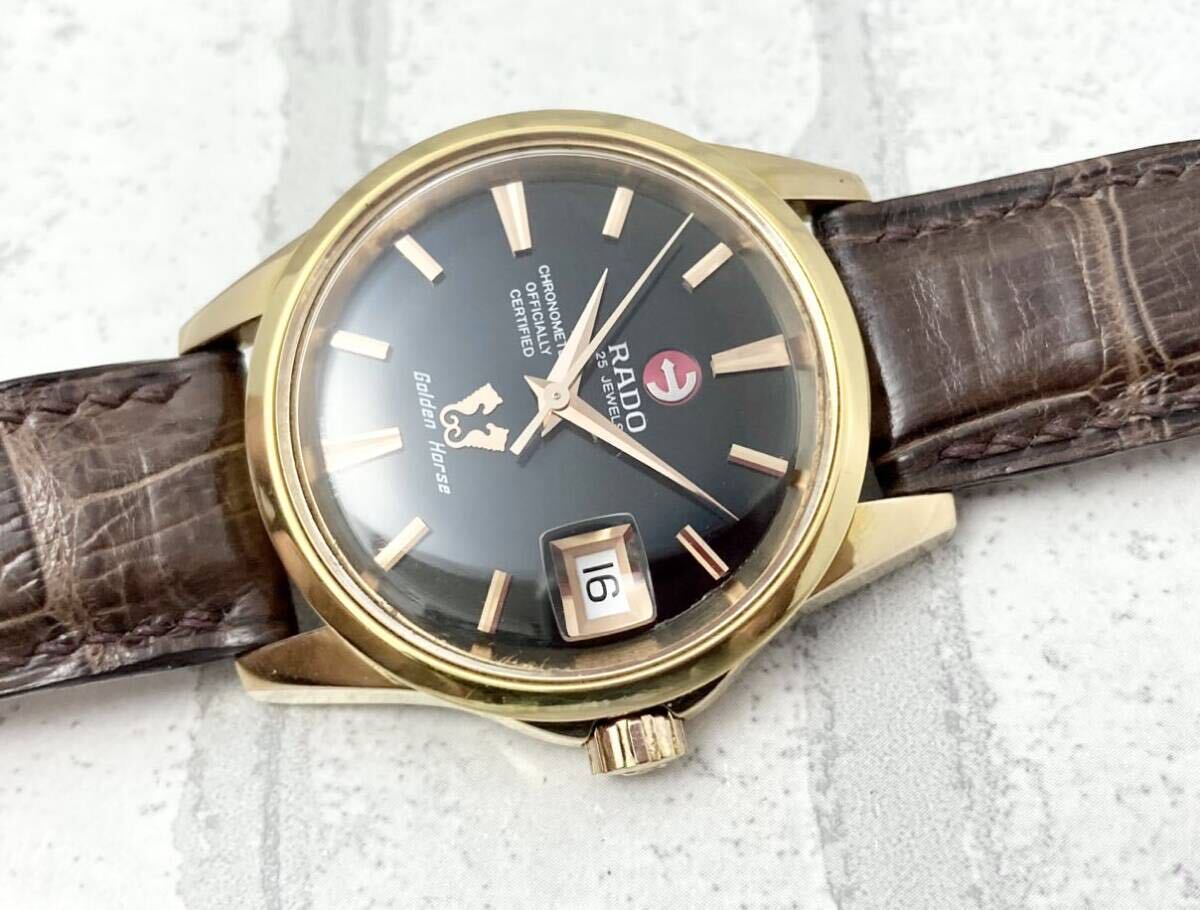 Rado Golden Horse Chronometer самозаводящиеся часы 25 jewels 658.3835.2 Swiss Made Hi-beat[ departure бесплатная доставка ]