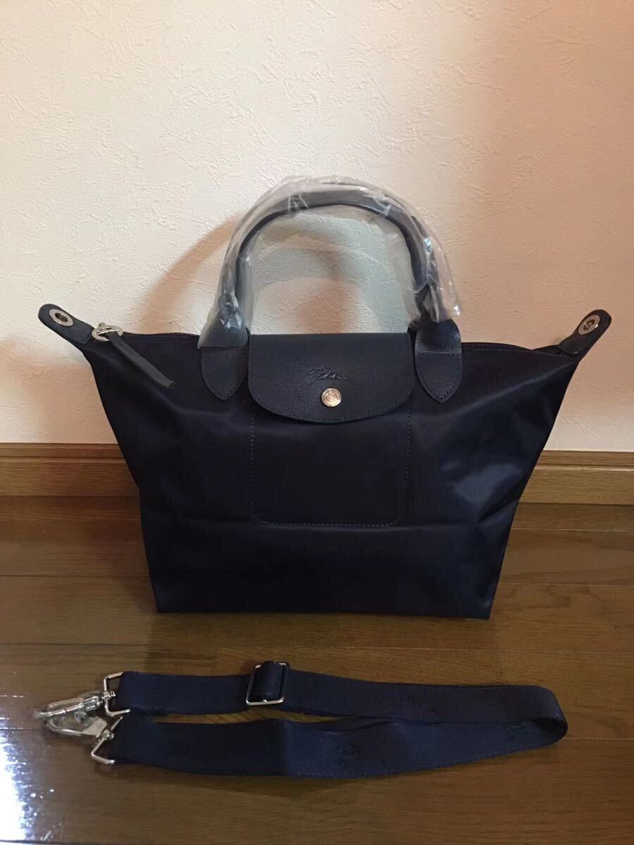 【新品】ロンシャン LONGCHAMP ル　プリアージュ　ネオ　2wayバッグS ネイビー_画像1