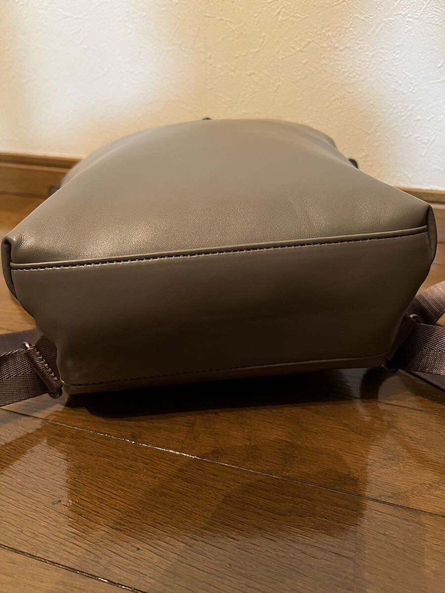 【新品】ロンシャン LONGCHAMP ル プリアージュ エクストラ S バックパック タートルドーブ - レザー_画像4