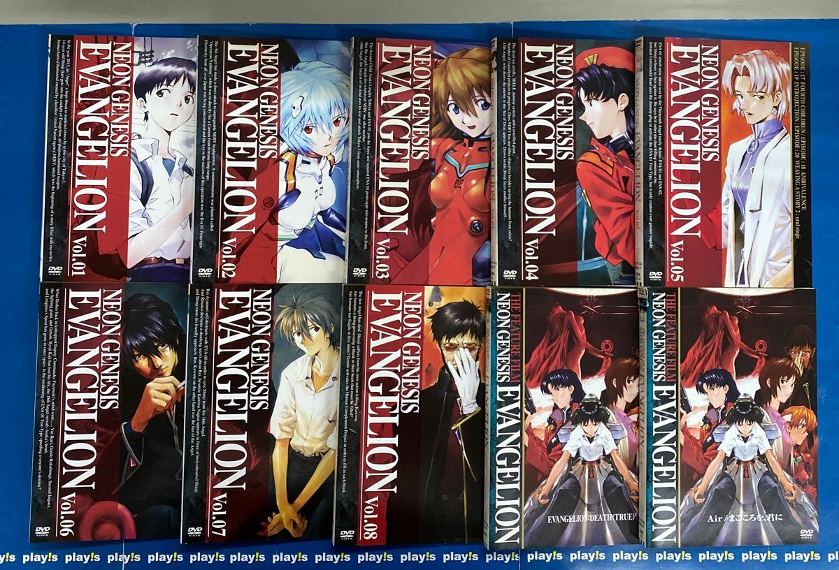 新世紀エヴァンゲリオン TV版 + 劇場版 全10巻セット レンタル 新世紀エヴァンゲリオン TV版 + 劇場版 全10巻セット レンタル