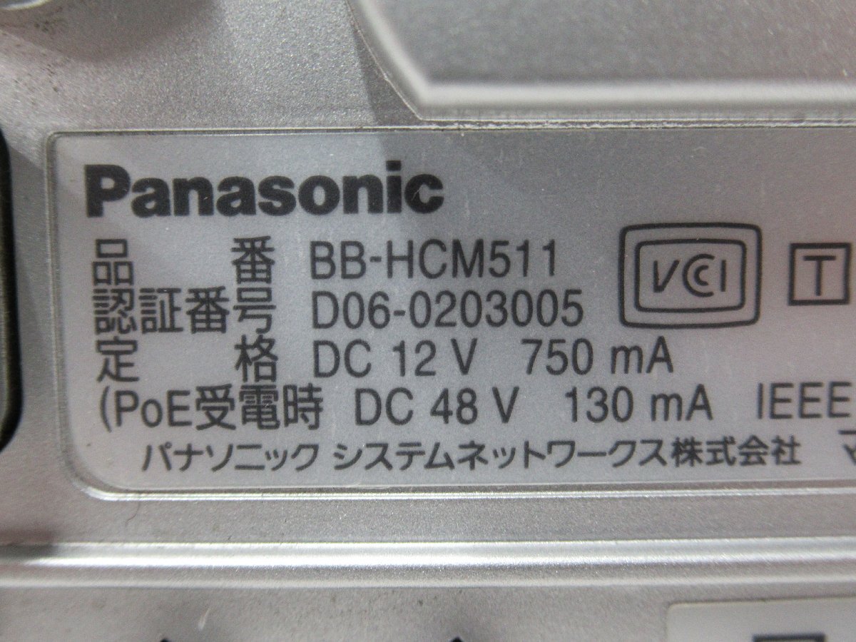 ^Ω новый LF 0089t гарантия иметь Panasonic[ BB-HCM511 ] Panasonic закрытый специальный сеть камера PoE подача тока AC адаптер / подставка есть работа / первый период .O