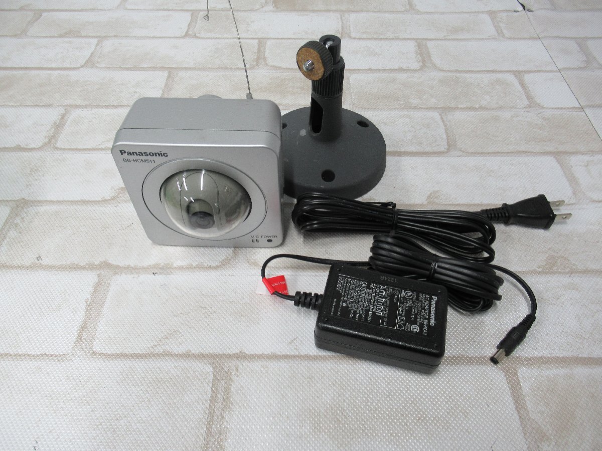 ^Ω new LF 0086t guarantee have Panasonic[ BB-HCM511 ] Panasonic indoor exclusive use network camera PoE supply of electricity AC adapter / stand attaching operation / the first period .O