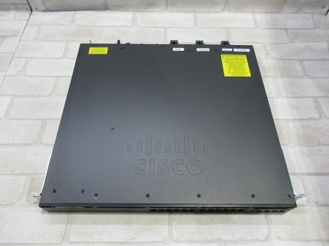 ▲Ω 新DK 0530t 保証有 Cisco【 WS-C3650-24TD-EV04 】シスコ Catalyst 3650-24 2×10G スイッチ 領収書発行可能_画像2