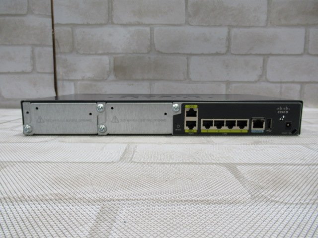 ▲Ω 新DK3 0538t 保証有 Cisco【 C841M-4X 】シスコ 800Mシリーズ ルーター　ACアダプタなし 動作確認・初期化済み 領収書発行可能_画像5