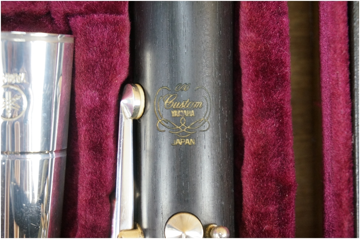 [ прекрасный товар ] YAMAHA * Yamaha музыкальные инструменты * кларнет * Model CX Custom * YCL-851Ⅱ мундштук * с футляром 