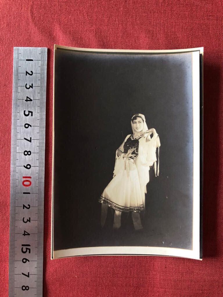 ◆ 戦前 1938年 貝谷八百子 バレエ劇団 バレエ舞台写真 5枚 スーヴニール1 歌舞伎座 ◆ 舞踊 ダンス ブロマイド 写真館 S.HAYASHI 撮影 a_画像8
