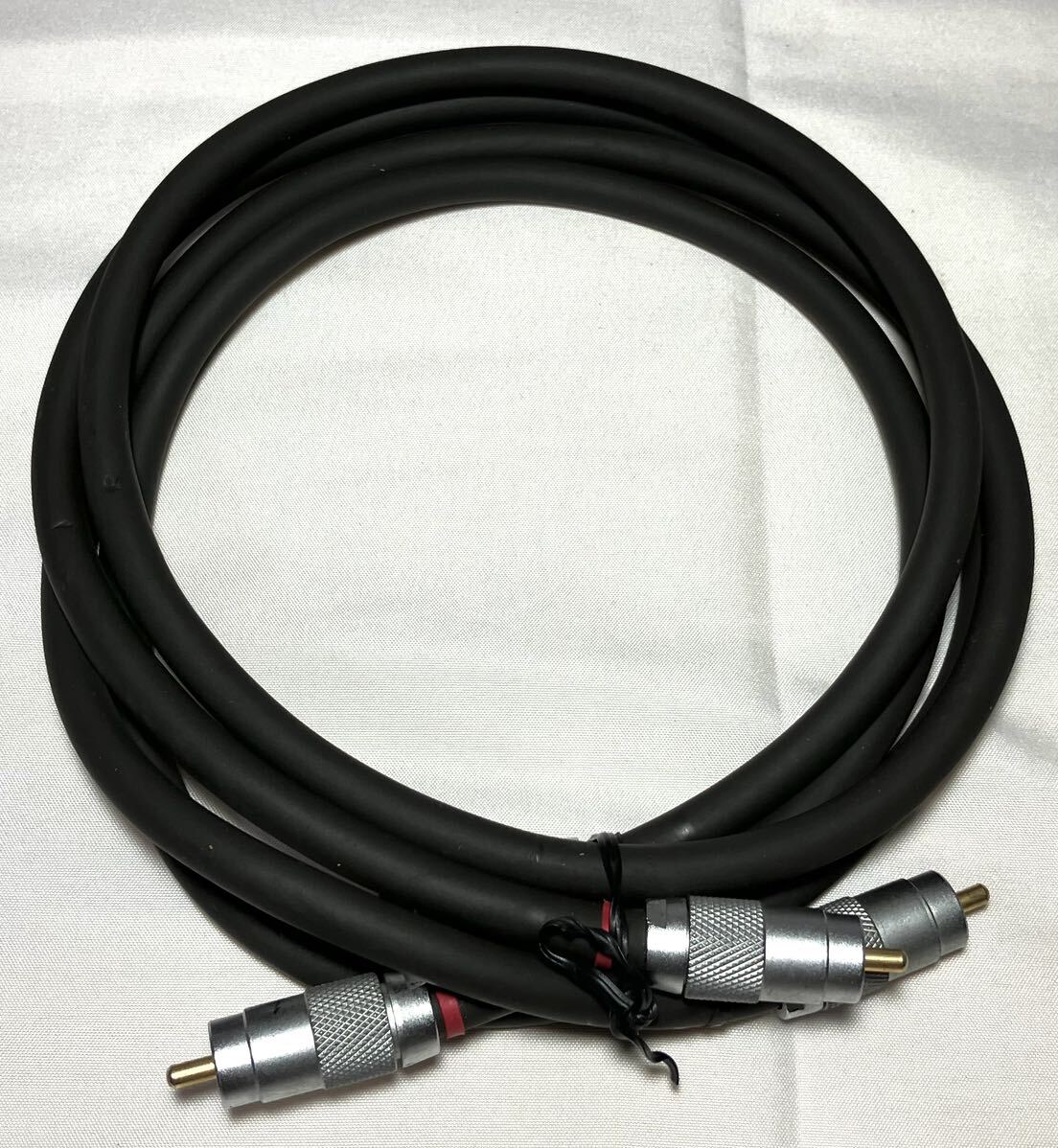 KGNY4036 audio-technica オーディオテクニカ AT6A58 AUDIO CABLE オーディオケーブル TITAN 2本セット 現状品_画像2