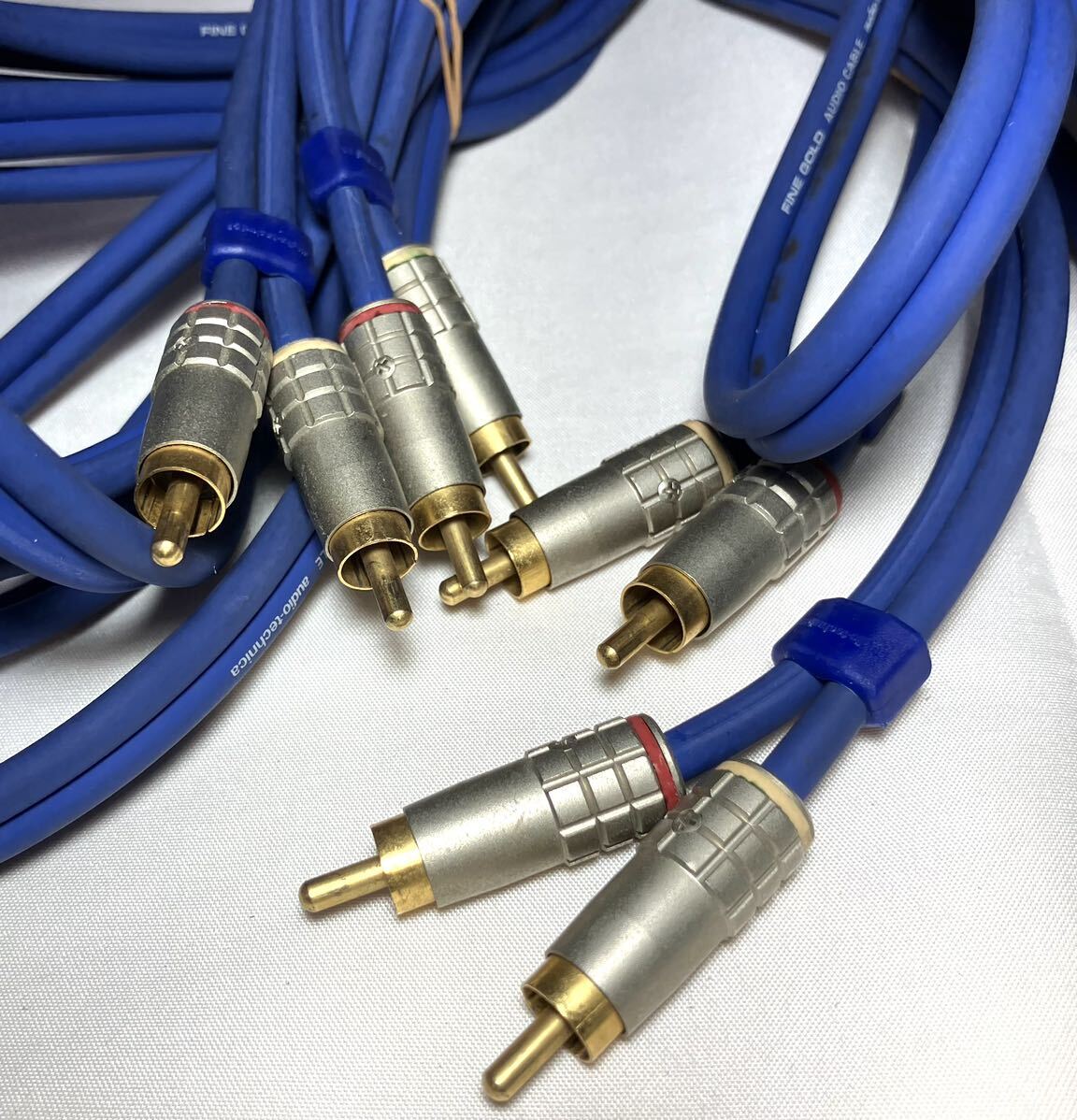 KGNY4030 audio-technica FINE GOLD Audio Technica RCA кабель пара спикер-кабель аудио кабель 2 шт. комплект текущее состояние товар 