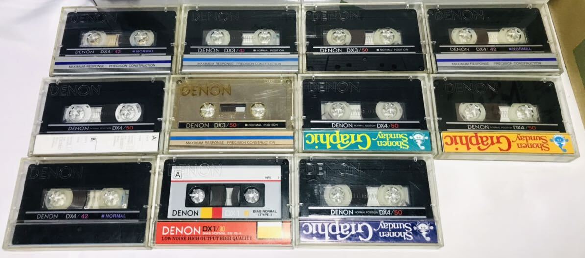 KGNY3985 recording ending secondhand goods cassette tape normal position high position SONY TDK maxell DENON AXIA other Junk present condition goods summarize 