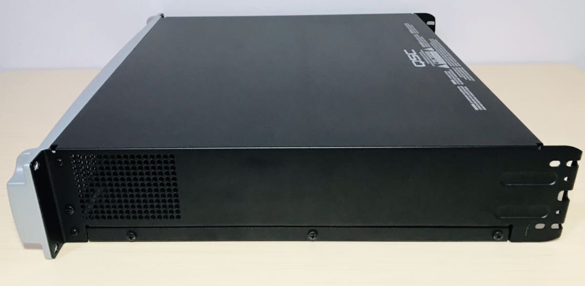 KGNY3979 QSC キューエスシー PLD4.3 4ch 4チャンネル パワーアンプ PA機器 オーディオ機器 ラック型 AC100V-240V 現状品の画像6