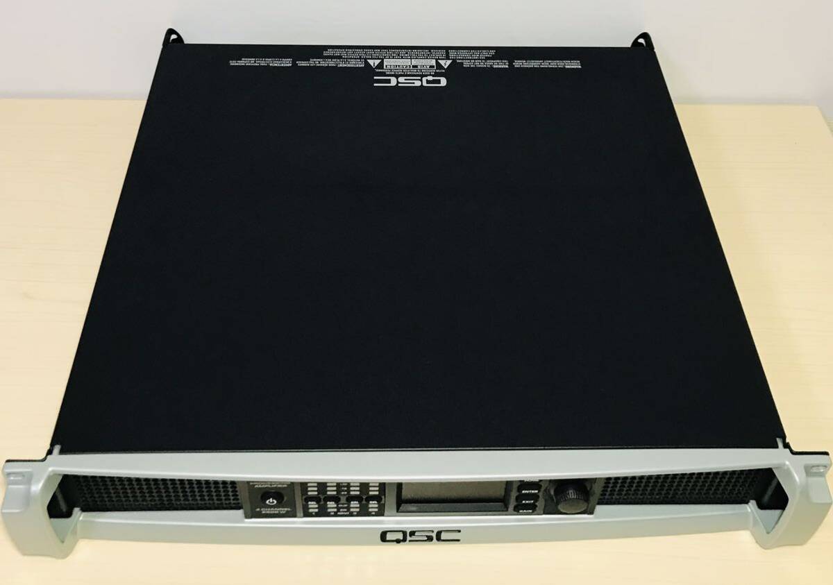 KGNY3979 QSC cue essi-PLD4.3 4ch 4 channel power amplifier PA equipment audio equipment rack type AC100V-240V present condition goods 