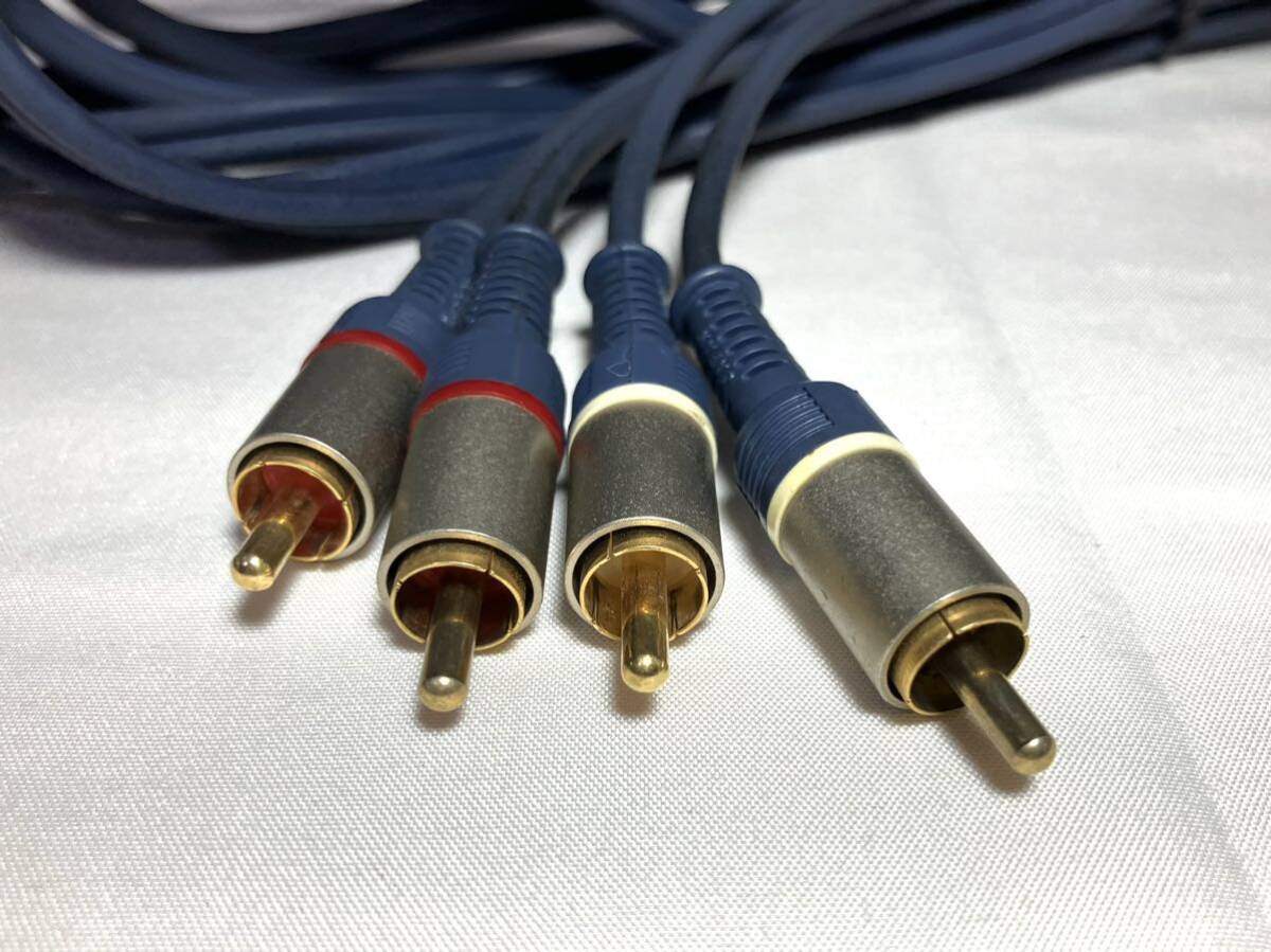 KGNY4034 audio technica オーディオテクニカ AUDIO CABLE オーディオケーブル OFC RCAケーブル 現状品_画像2