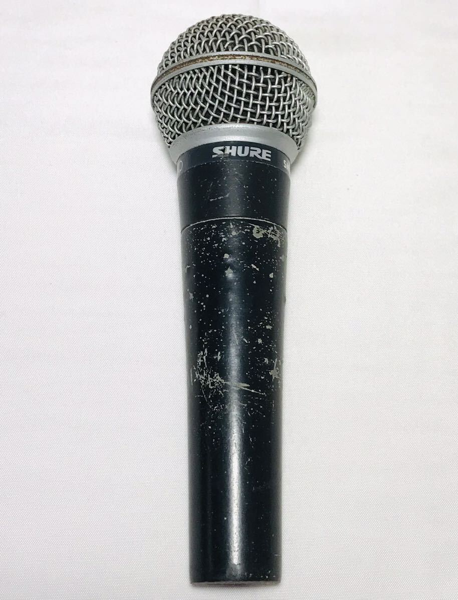 KGNY3995 SHURE シュア ダイナミックマイク SM58 カラオケ PA機器 音響機器 ジャンク 現状品_画像2