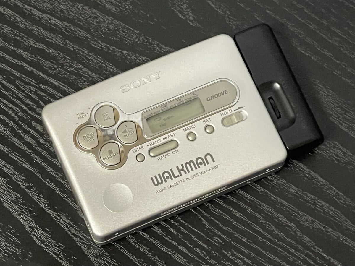 SONY/ Sony /WM-FX877( серебряный )/ кассетная магнитола / кассета Walkman /WALKMAN/