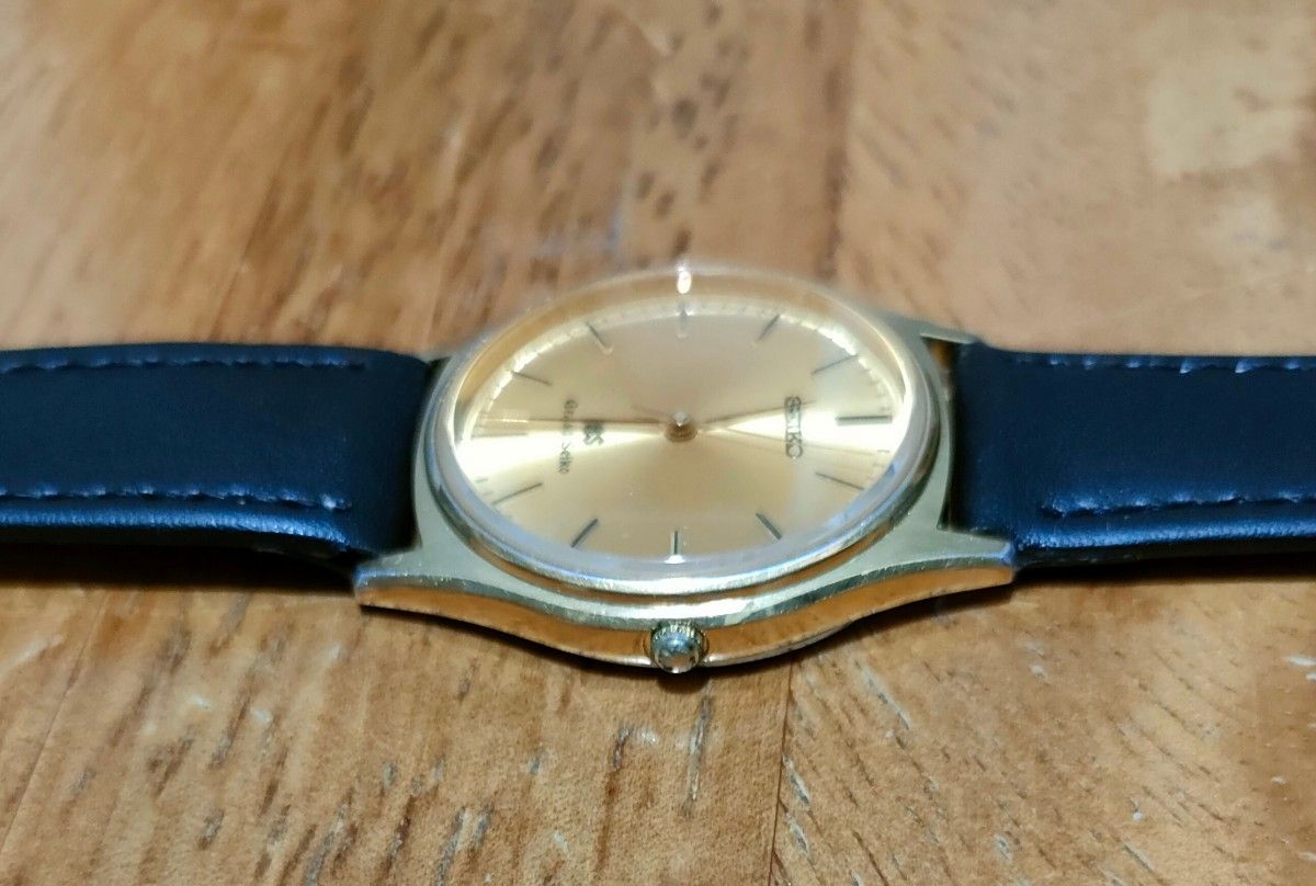Grand SEIKO 9581-7000 グランドセイコー ゴールド文字盤 クオーツ メンズ腕時計