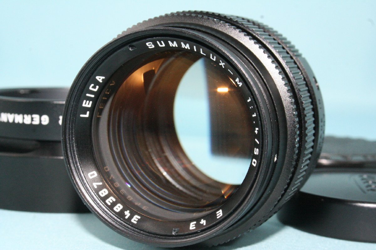 希少 極上美品 Leica SUMMILUX-M 50mm f1.4 E43 348XXXX番台 ライカ 2nd ズミルックス_画像1