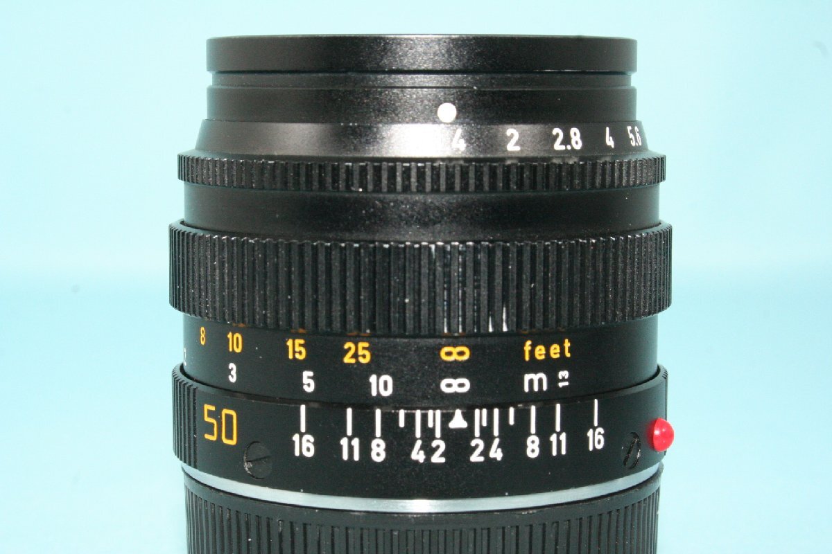 希少 極上美品 Leica SUMMILUX-M 50mm f1.4 E43 348XXXX番台 ライカ 2nd ズミルックス_画像9