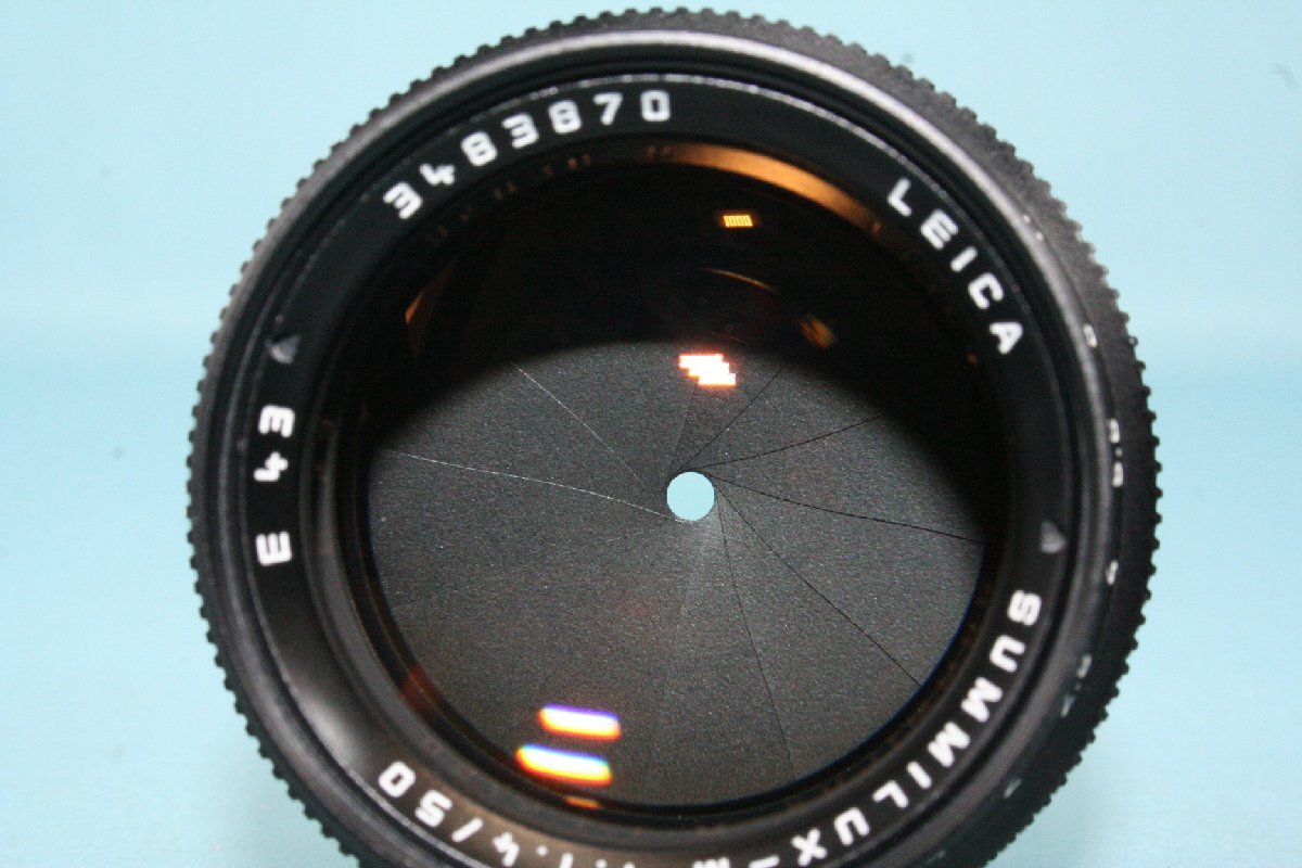 希少 極上美品 Leica SUMMILUX-M 50mm f1.4 E43 348XXXX番台 ライカ 2nd ズミルックス_画像4