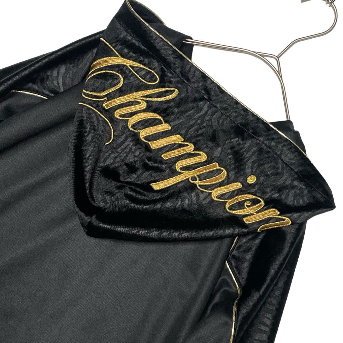 Champion チャンピオン 魔裟斗モデル ジャージ セットアップ 黒 Champion チャンピオン 魔裟斗モデル ジャージ セットアップ 黒