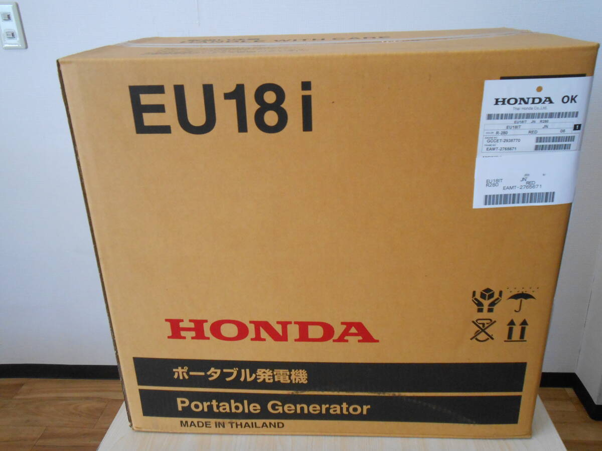 25336 新品 未使用 未開封 HONDA ホンダ ポータブル発電機 EU18i Portable Generater インバータ発電機 保証書有_画像1