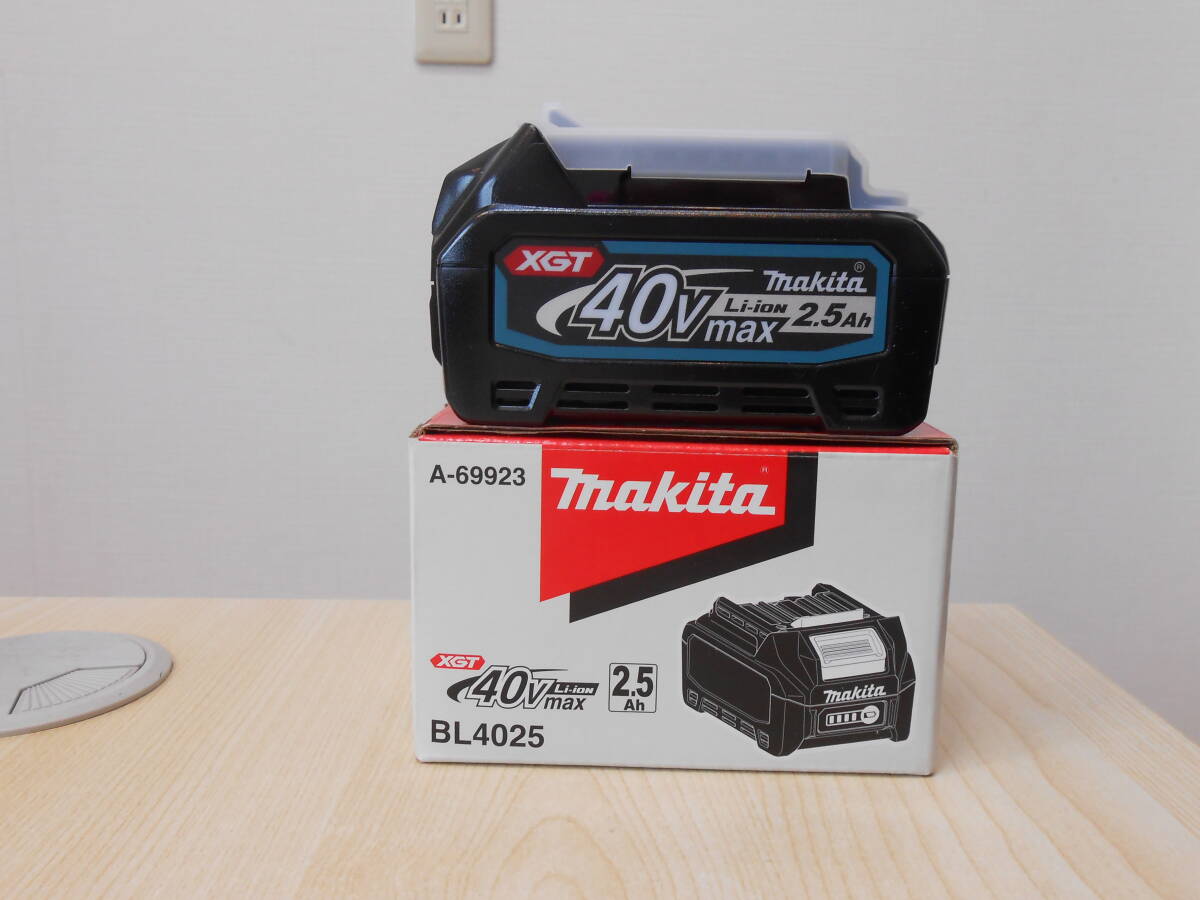 25417 新品 未使用 makita マキタ Li-ion バッテリー BL4025 DC36V 2.5Ah DC40V(max) 90Wh 電動工具 バッテリーのみ リチウムイオン_画像1